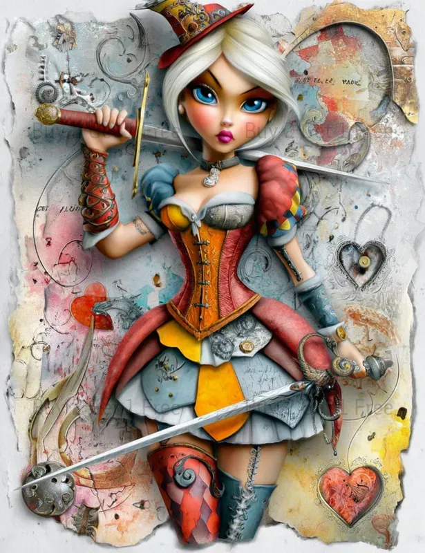 Alice In Steampunk World Junk Journals