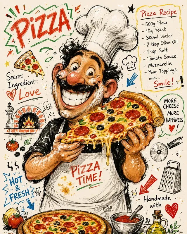Hand Drawn Caricature Art