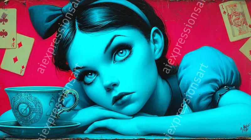 Neon Popsurrealism And Dark Wonderlands