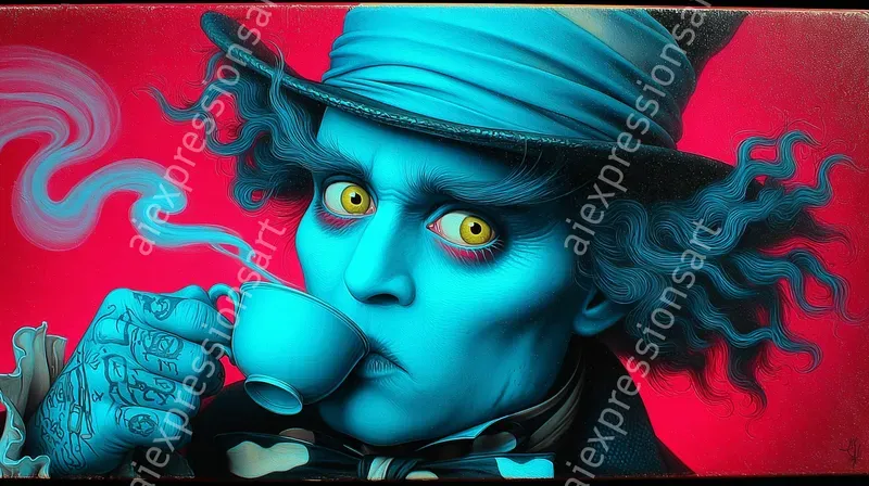 Neon Popsurrealism And Dark Wonderlands
