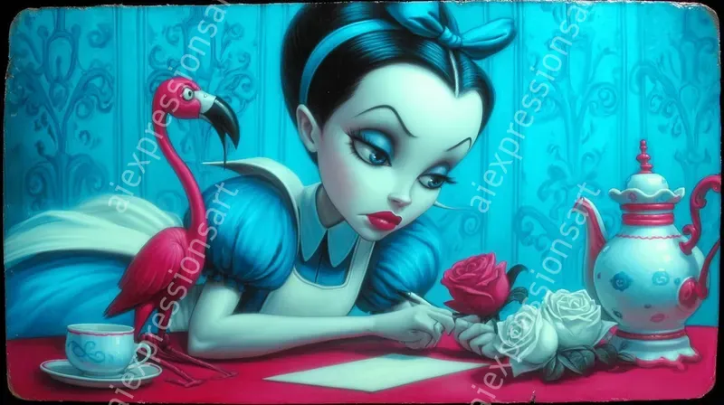 Neon Popsurrealism And Dark Wonderlands