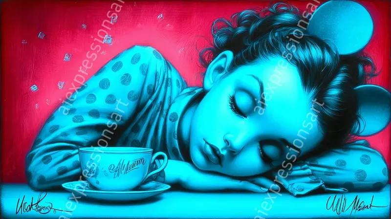 Neon Popsurrealism And Dark Wonderlands
