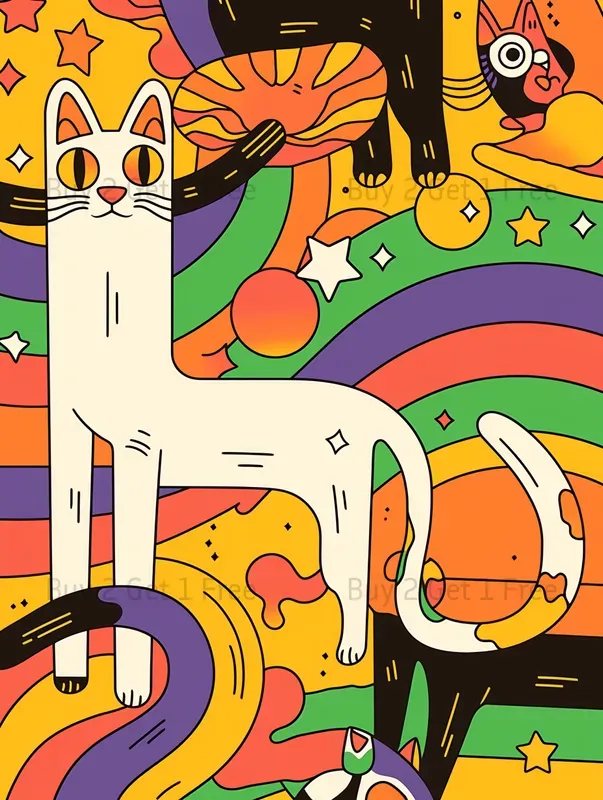 Playful Whimsical Animals Patterns Midjourney Prompt | PromptBase