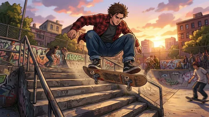 Pro Animated Skateboard Actions