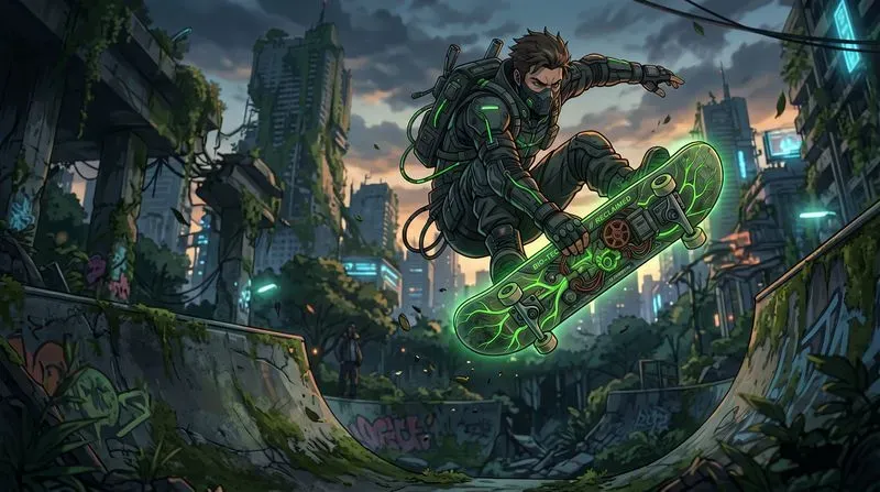 Pro Animated Skateboard Actions