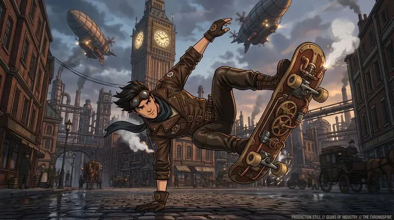 Pro Animated Skateboard Actions