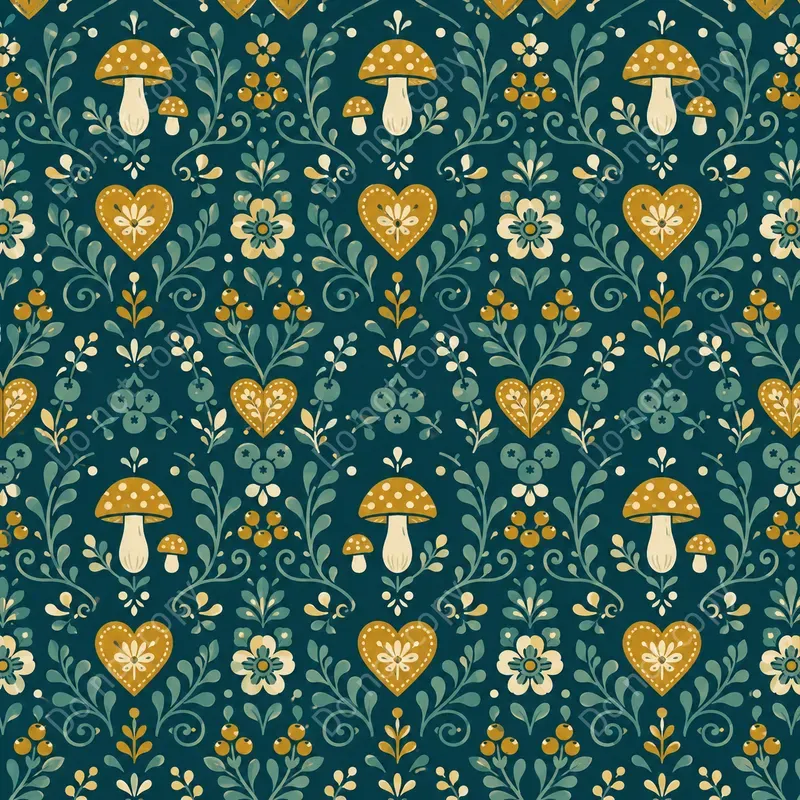 Scandinavian Folk Seamless Patterns