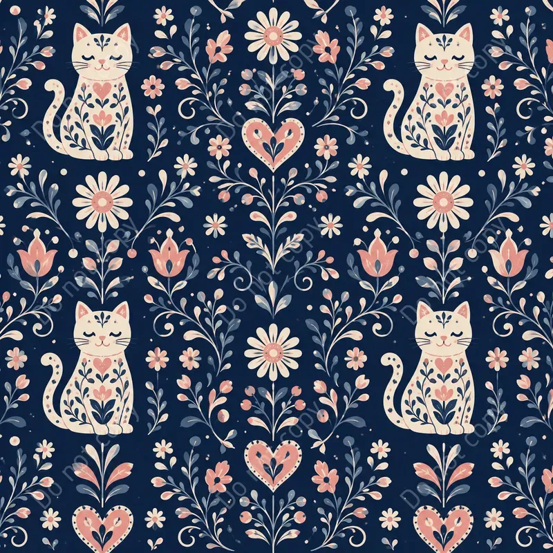 Scandinavian Folk Seamless Patterns