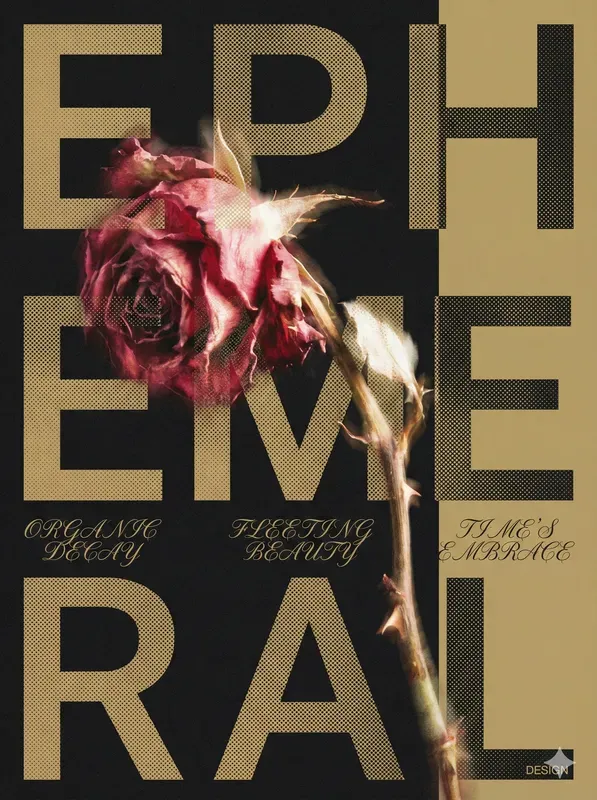 Avantgarde Typoart Floral Posters