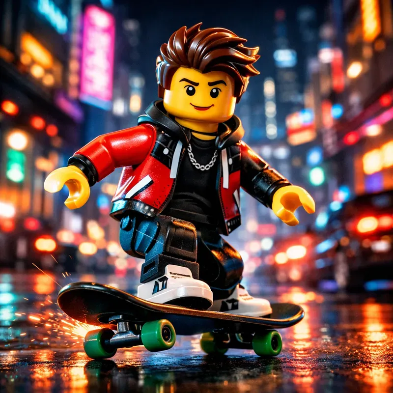 Cinematic Lego Boy Character Generator