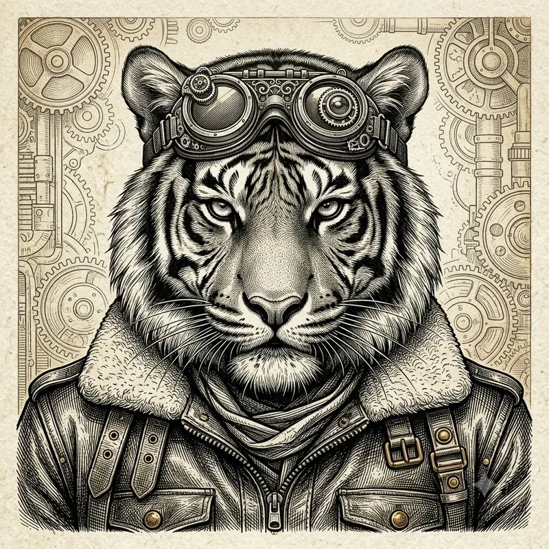 Engraving Animal Poster Creators