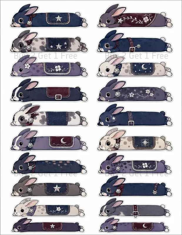Character Page Marker Bookmark Sheets