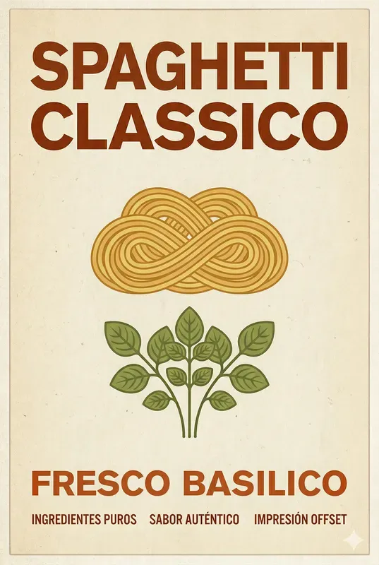 70s Classic Food Poster Art Generator