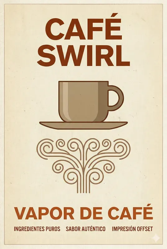 70s Classic Food Poster Art Generator