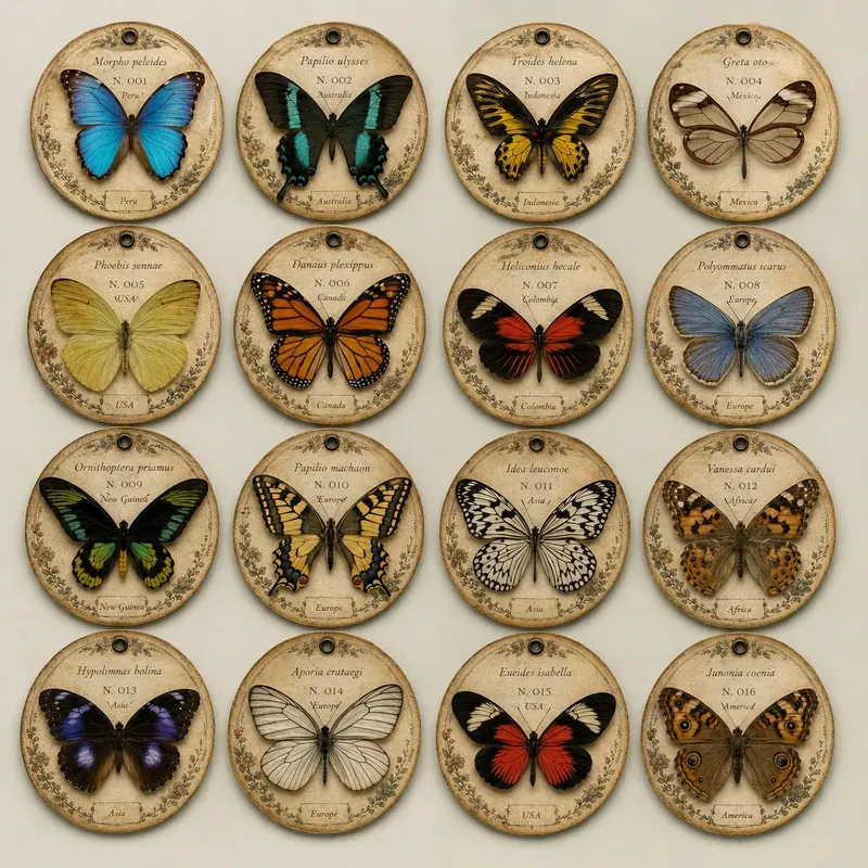 Vintage Collectible Grid Sets
