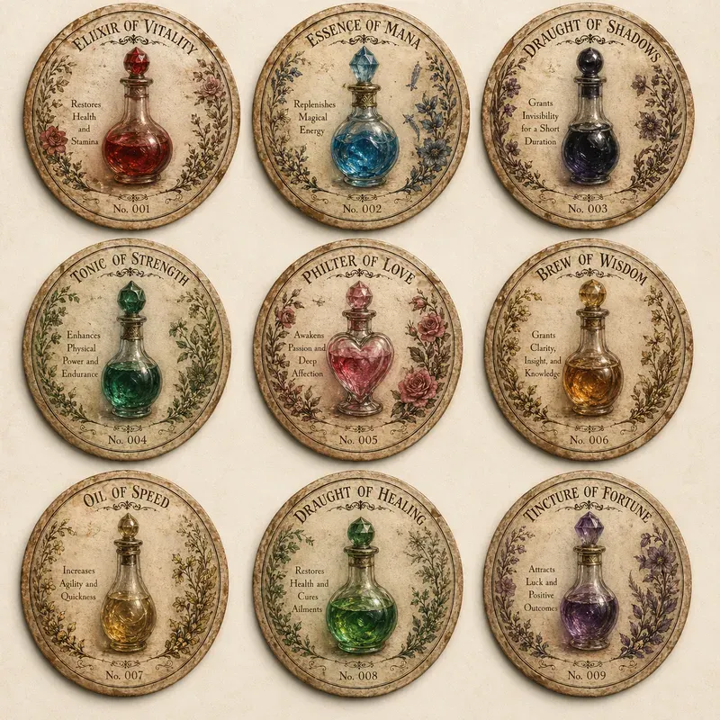 Vintage Collectible Grid Sets