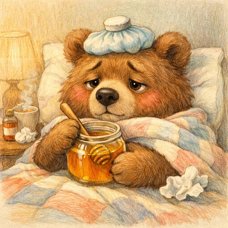 Whimsical Sick Animal Illustrations