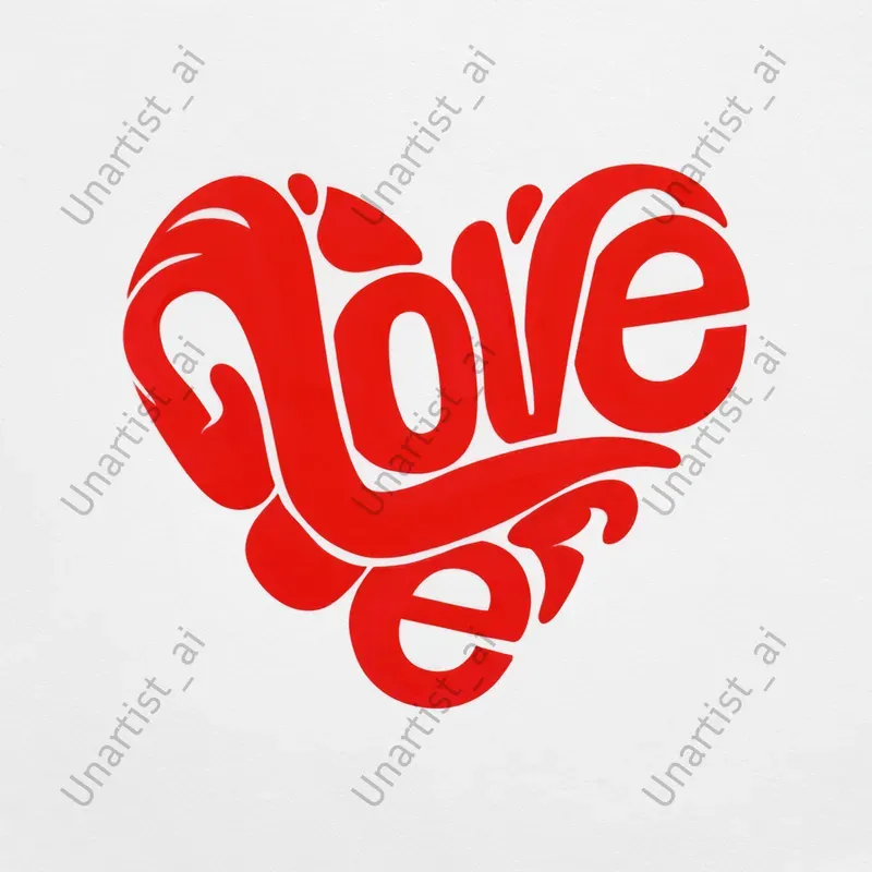 Typographic Shape Illustrations