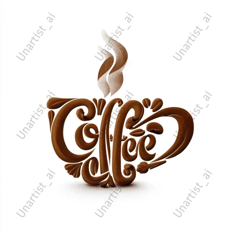 Typographic Shape Illustrations