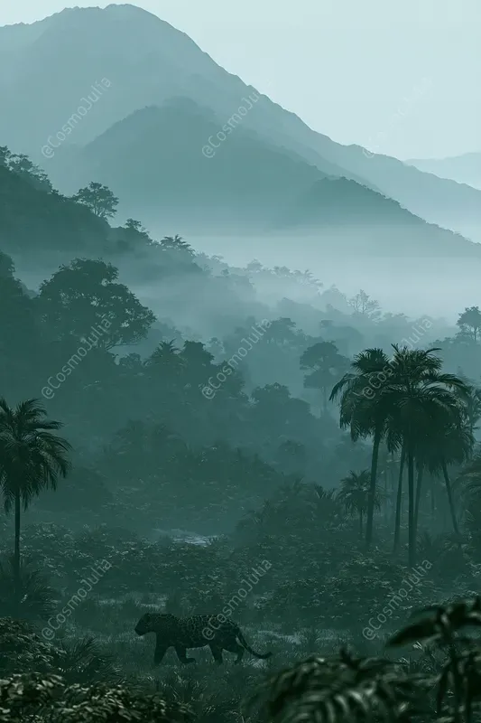 Zen Minimalist Wildlife Landscapes