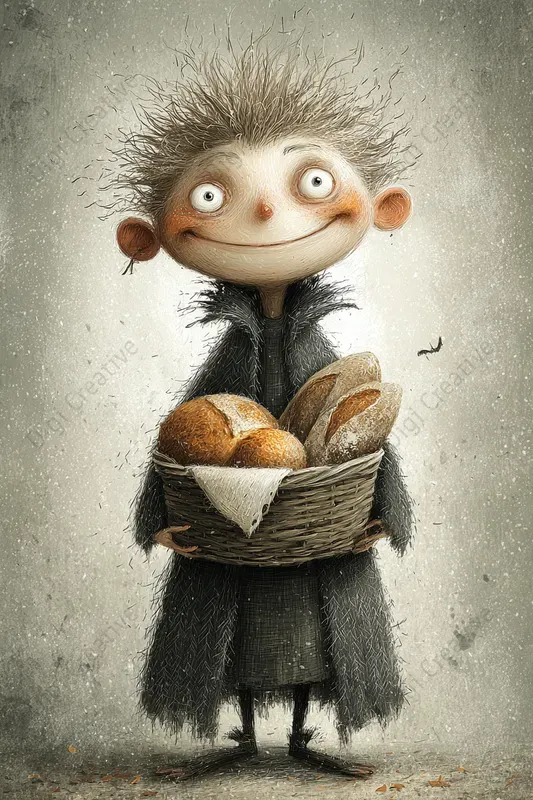 Whimsical Folk Art Cartoons