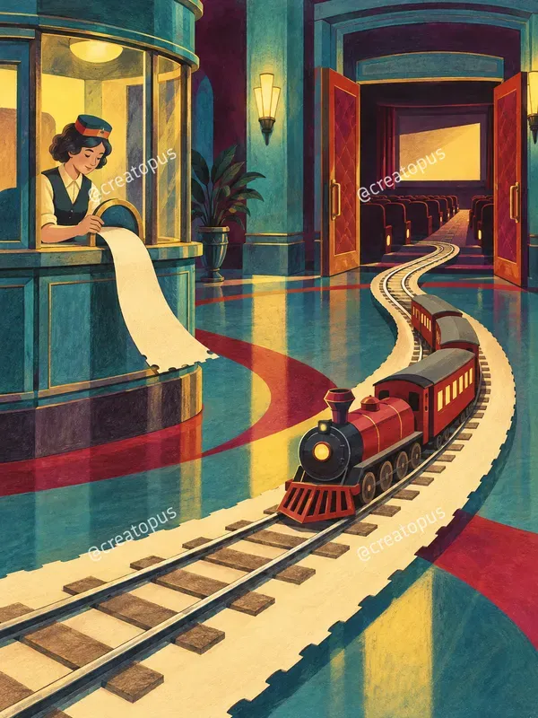 Surreal Cinema Dreamscape Art Prints