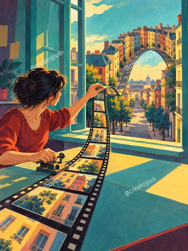 Surreal Cinema Dreamscape Art Prints