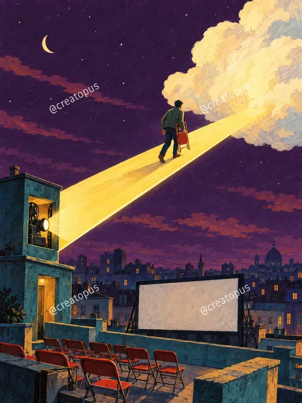 Surreal Cinema Dreamscape Art Prints