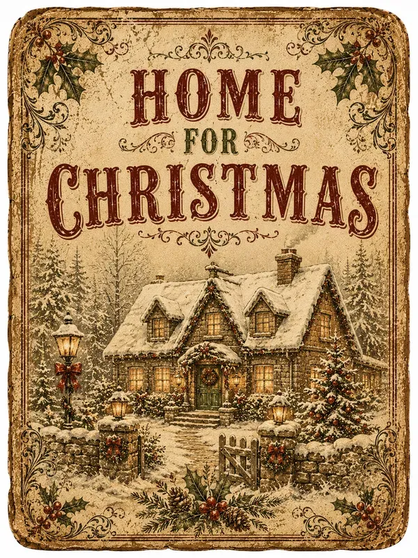 Vintage Holiday Ephemera Journal Cards