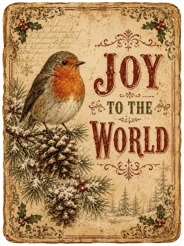 Vintage Holiday Ephemera Journal Cards