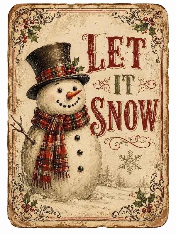 Vintage Holiday Ephemera Journal Cards