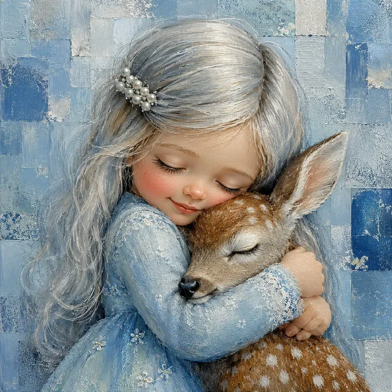 Textured Storybook Pet Embraces