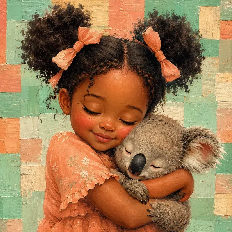 Textured Storybook Pet Embraces