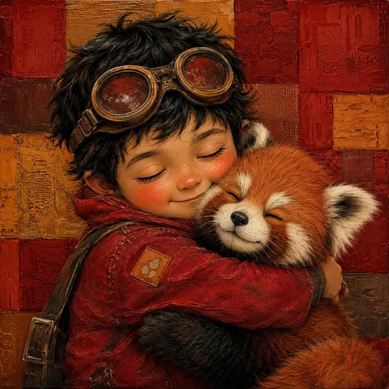 Textured Storybook Pet Embraces