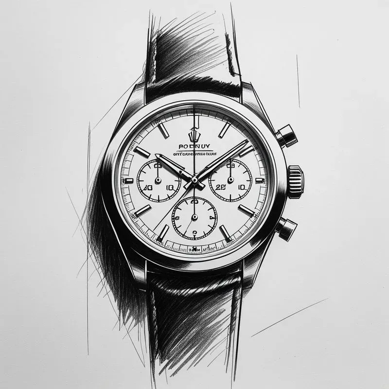 Luxury Fashion Product Pencil Sketches