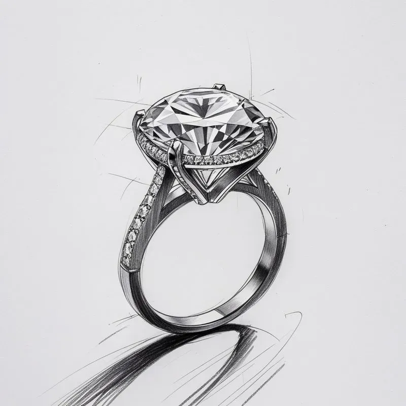 Luxury Fashion Product Pencil Sketches