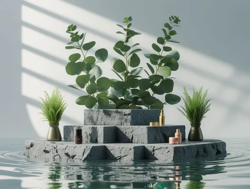 3D Luxury Product Display Podiums
