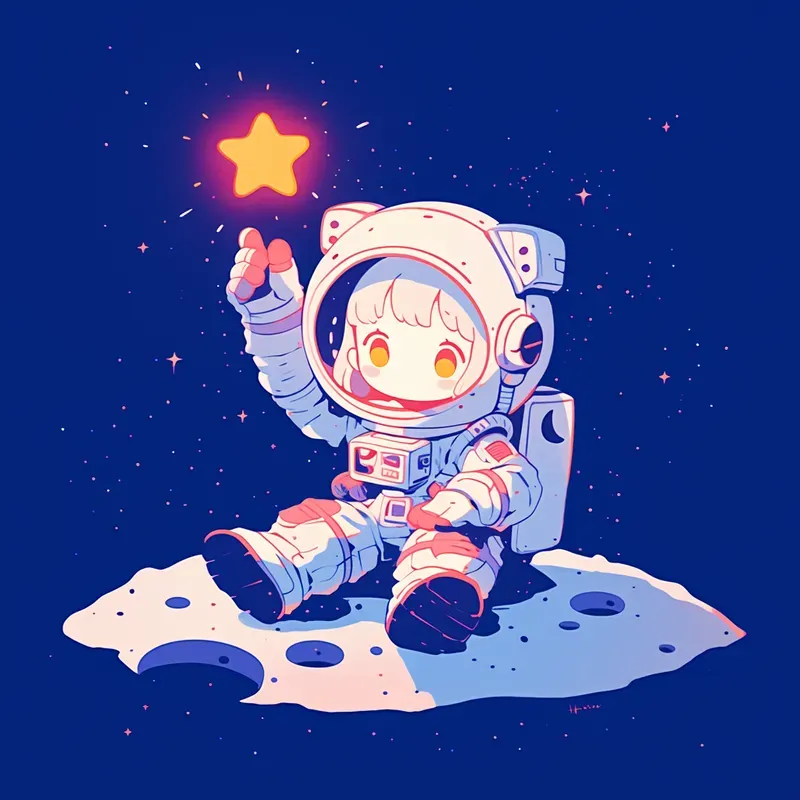 Adorable Chibi Kawaii Line Art