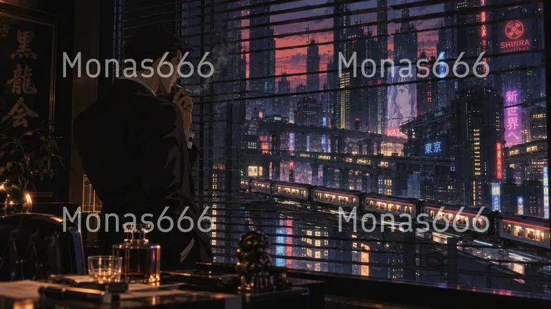90s Retro Anime Cyberpunk Film Stills