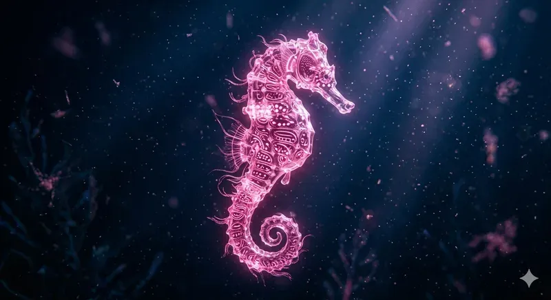 Ethereal Bioluminescent Underwater Creatures