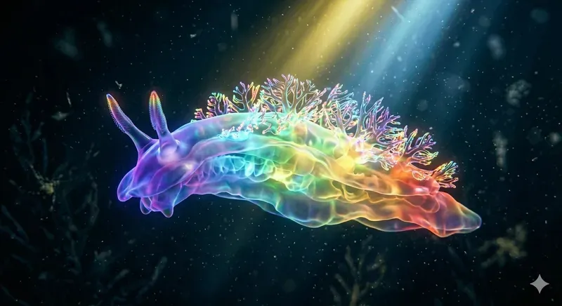 Ethereal Bioluminescent Underwater Creatures