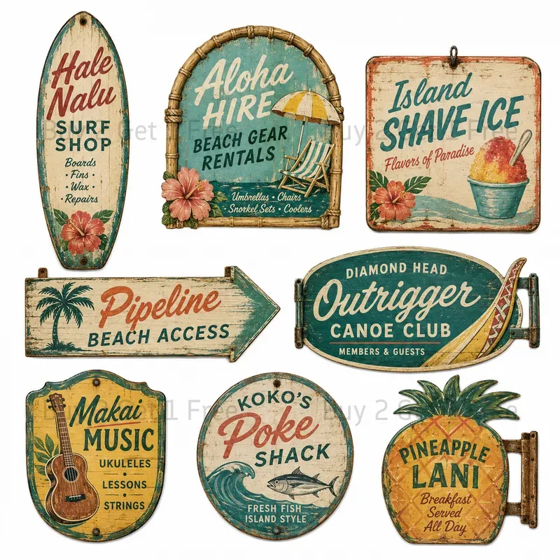 Advertising Sign Ephemera Sheets
