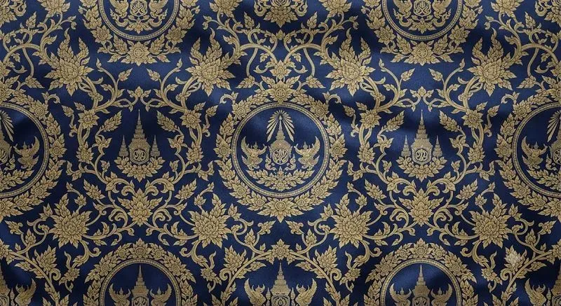 Thai Royal Damask Patterns