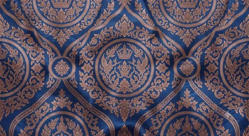 Thai Royal Damask Patterns
