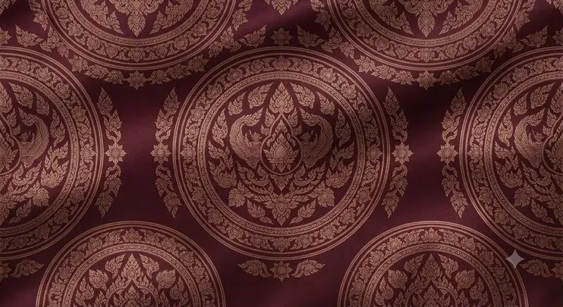 Thai Royal Damask Patterns