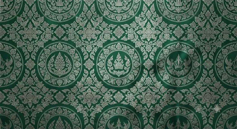 Thai Royal Damask Patterns