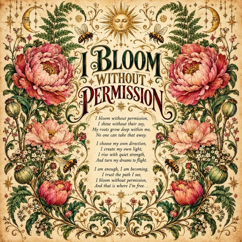 Mystical Botanical Quote Posters