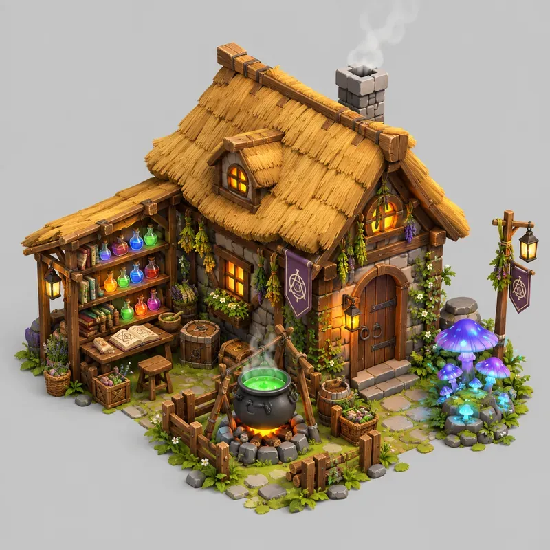 Modular Isometric Video Game Environments