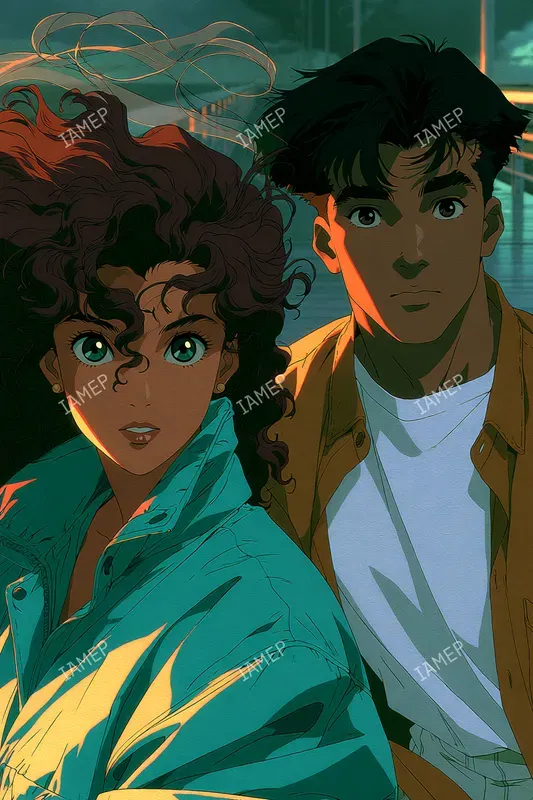 Nostalgic Cinematic Anime Portraits