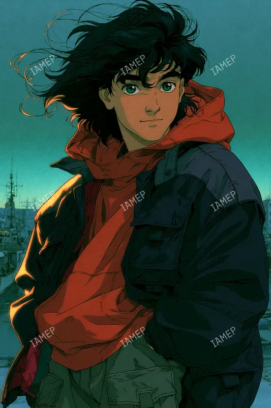 Nostalgic Cinematic Anime Portraits